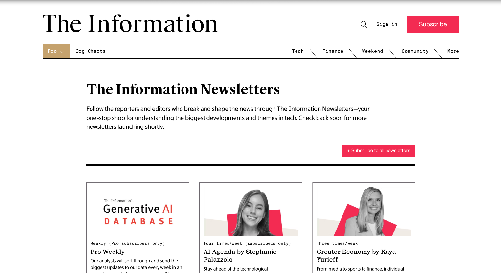 The Information | BiteSizedBriefs